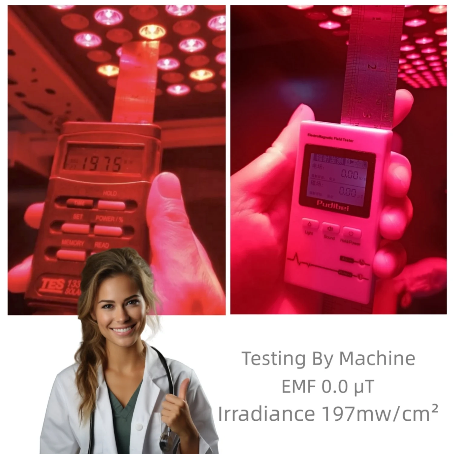 OEM/ODM медицинская 1500 В 300 шт. светодиодная 480 всего тела/630/660/810/830/850/940 нм Инфракрасная лампа