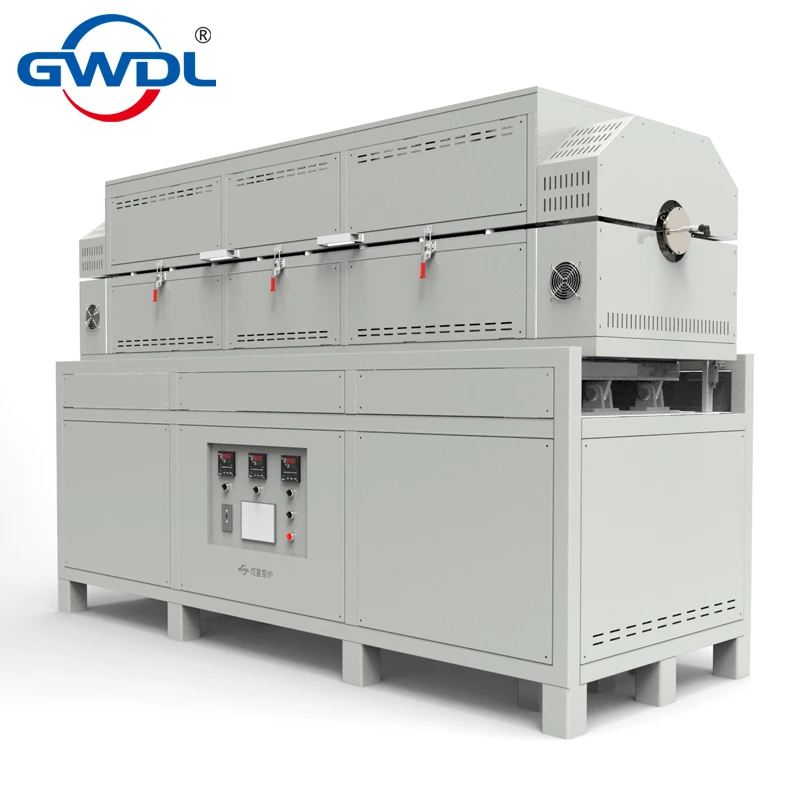 1200℃ Multiple temperature zones tube furnace
