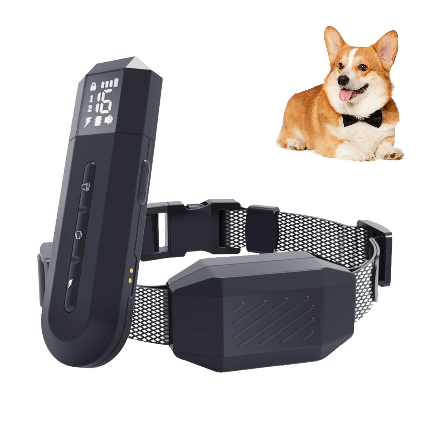 Anti-bark Dog Collar Beep Vibration Barking Control Collar No Shock No Bark Collar for Dog Training