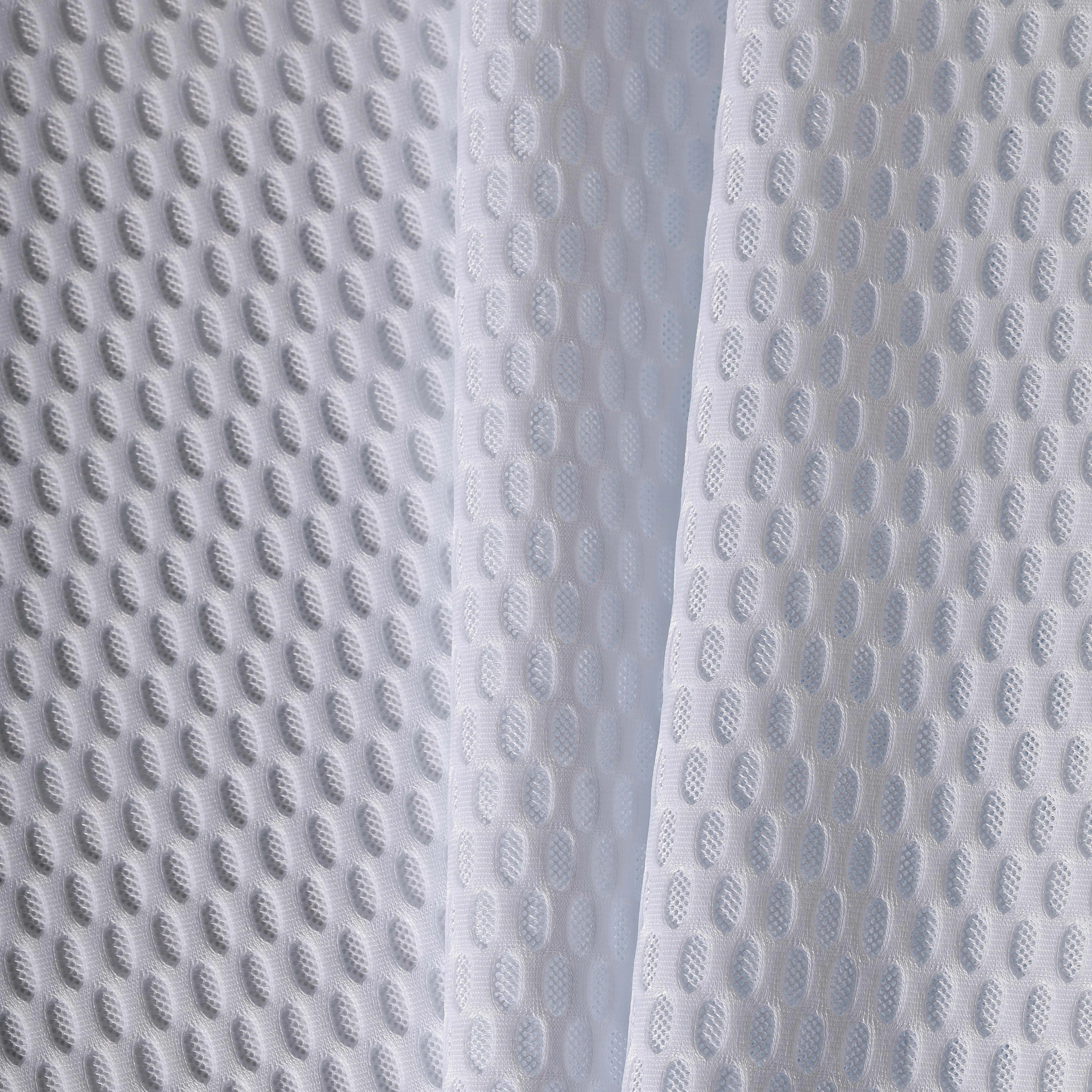 Wholesale Washable knitted 1mm 2mm 3mm 4mm thickness material 3d air mesh fabric for sports shoes