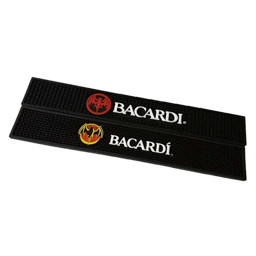 Promotional Personalized Rubber Bar Spill Mat, Non-slip Rubber Bar Table Mat for Bar Accessories