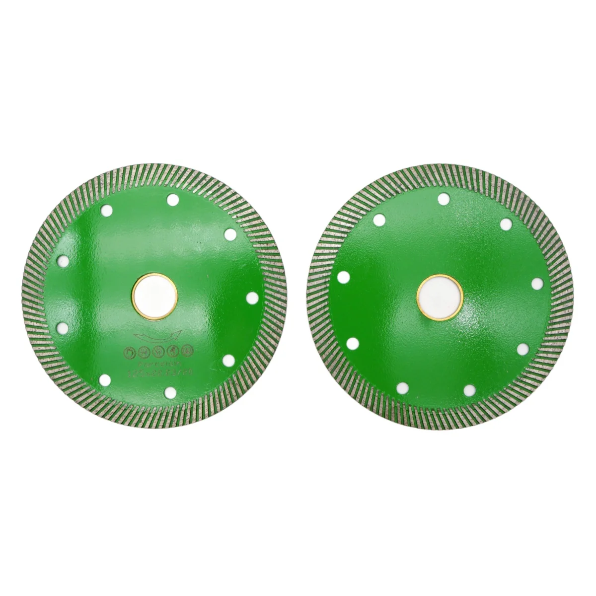 Professional ultra-thin turbo 5 inch 125mm granite diamond cutting disc hard stone sandstone brick block saw blade