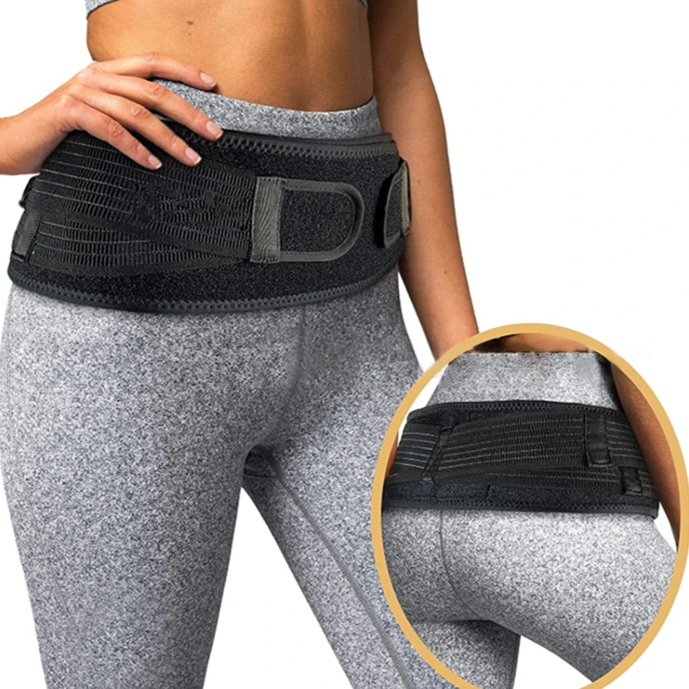 Adjustable Neoprene Lower Back Pelvic Support Elastic Si Joint Brace Sacroiliac Hip Belt