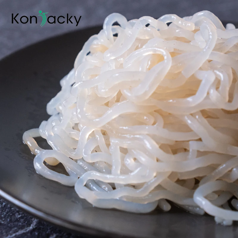 Низкие калории Konnyaku Konjac лапша для потери веса от Konjac Glucomannan порошок