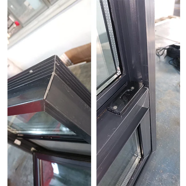 Single window hung vinyl black american style windows and doors for mobile home hung window top storm windows