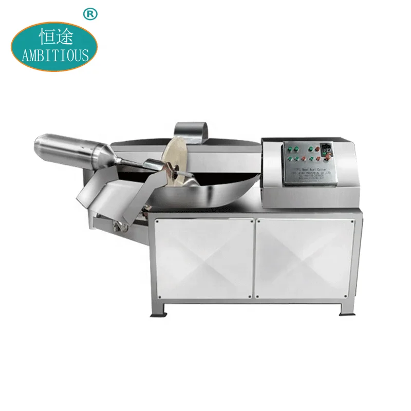 ZB-80 Food Processor Manufacturers 6 Blades Commercial Multifunction High Speed 80L Machine Chopper Mixer Meat Bowl