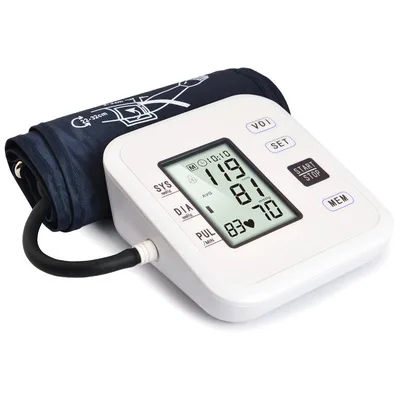 
High quality Blood pressure monitor for old people with voice white color 