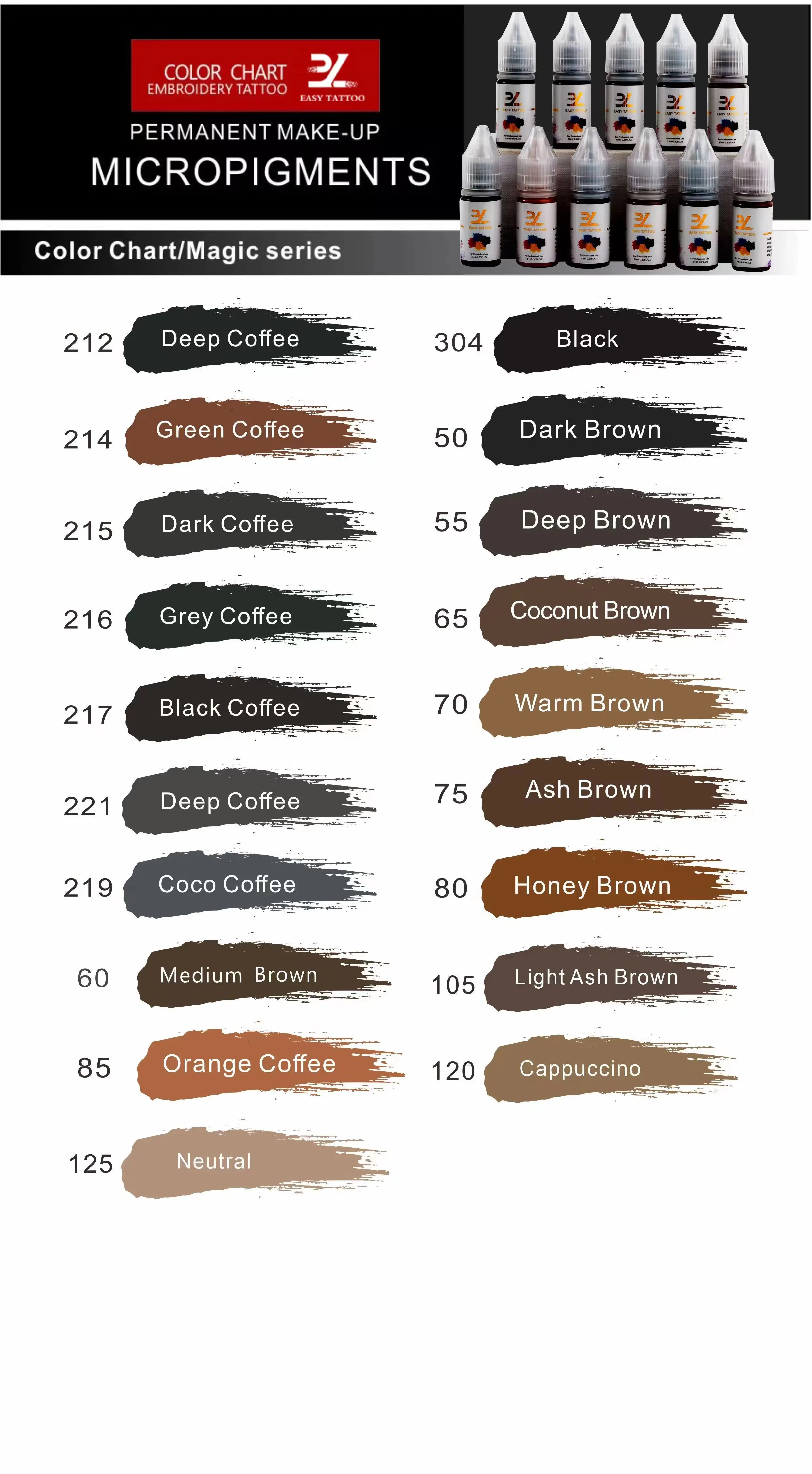 Best sale permanent makeup micro nano pigments ink tattoo ink pigment SY PMU LIQUID PIGMENT for pmu machine