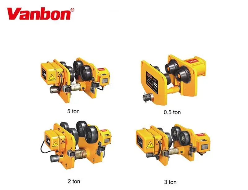 Vanbon 1ton Electric Chain Hoist with Manual Trolley Factory Price