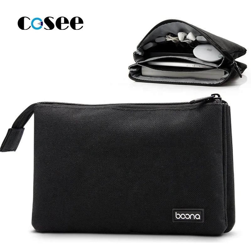 
Waterproof Multi Layers Travel Gadget Organizer Accessories USB Cable Charger Cell Phone Electronics Storage Bag 