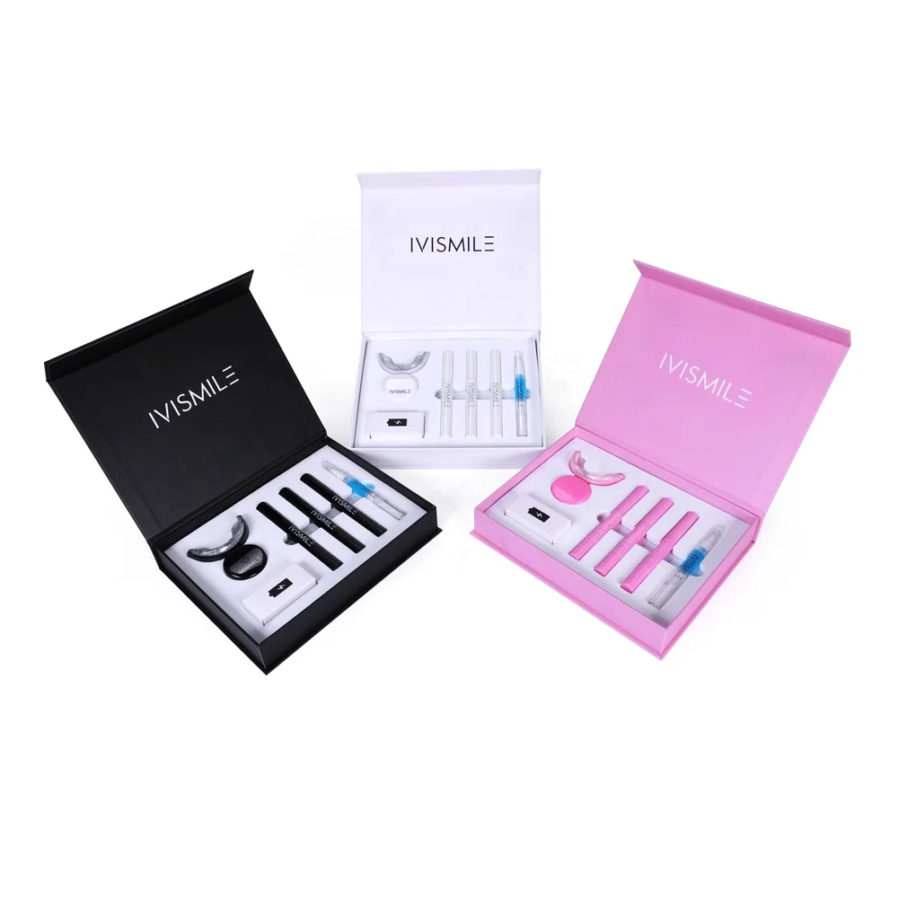 IVISMILE 2021 Dental Wireless LED Light Dazzling White Teeth Whitener Bleaching Pen Private Label