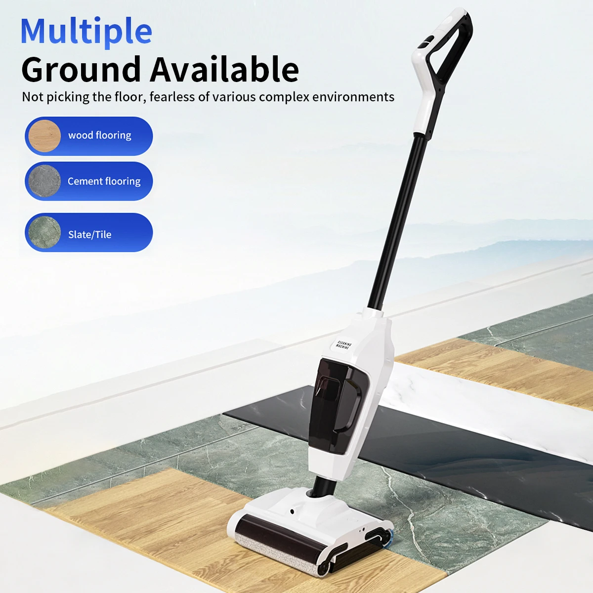 Factory Directly Price Powerful Suction Handheld Wet Dry Vacuum Cleaner Floor Washer Floor Washing Machine