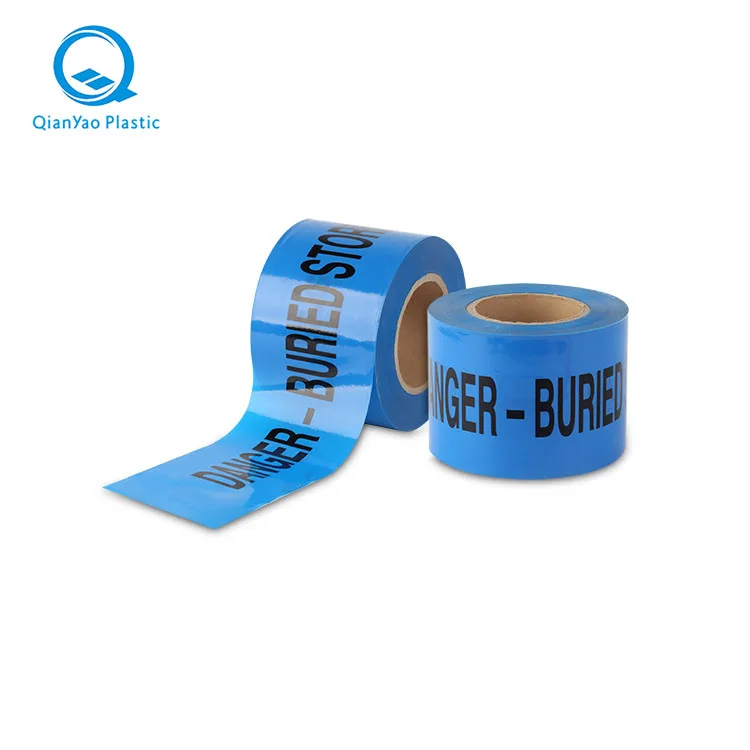 DANGER BURIED WATER  Underground Cable non-detectable Warning Tape Caution Tape for Electrical Cables & Communication Cables