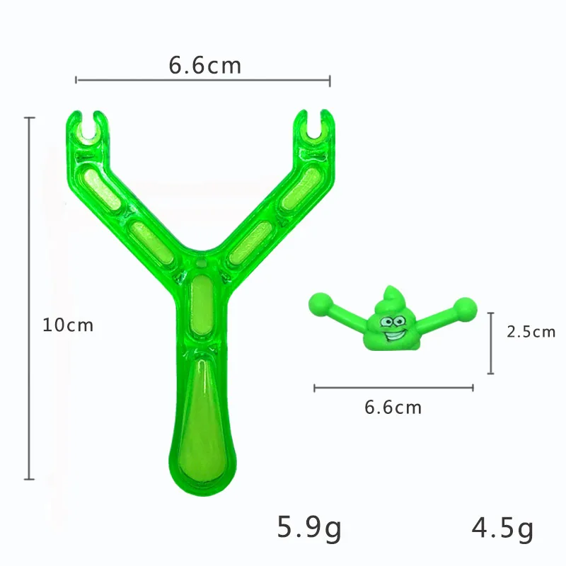 Decompression Colorful Sticky Poo Slingshot Toy Catapult Games Toys For Kids Gifts Decompression Sticky Poo Slingshot Toy