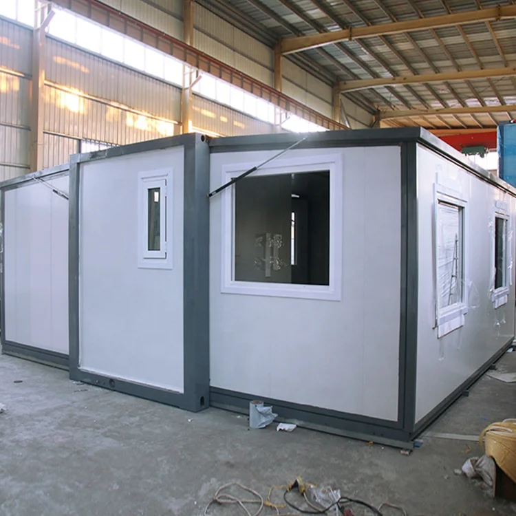 
20ft 40ft foldable modern luxury containers hotel home villa expandable prefab container house 