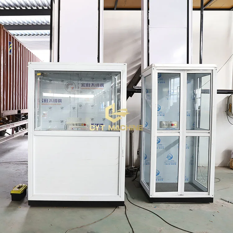 250Kg cheap home wheelchair lift elevator with Manual door or electric door