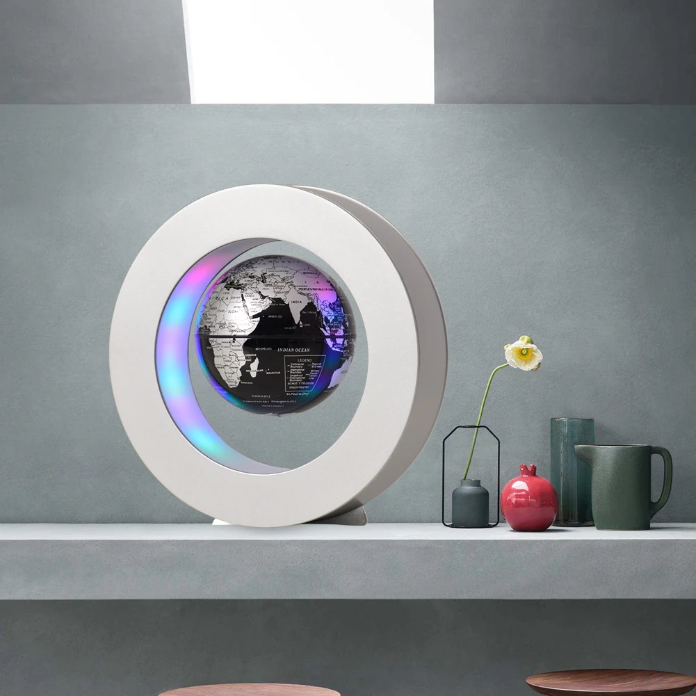 New Arrival Magic Led World Map Rotation Floating World Globe for Christmas Toys