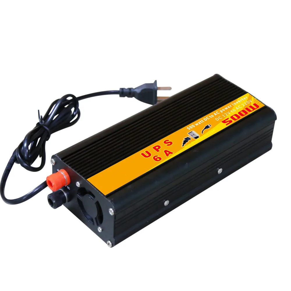 Dc to Ac 500 Watt Modified Sine Wave Inverter Converter with UPS and Battery Charger