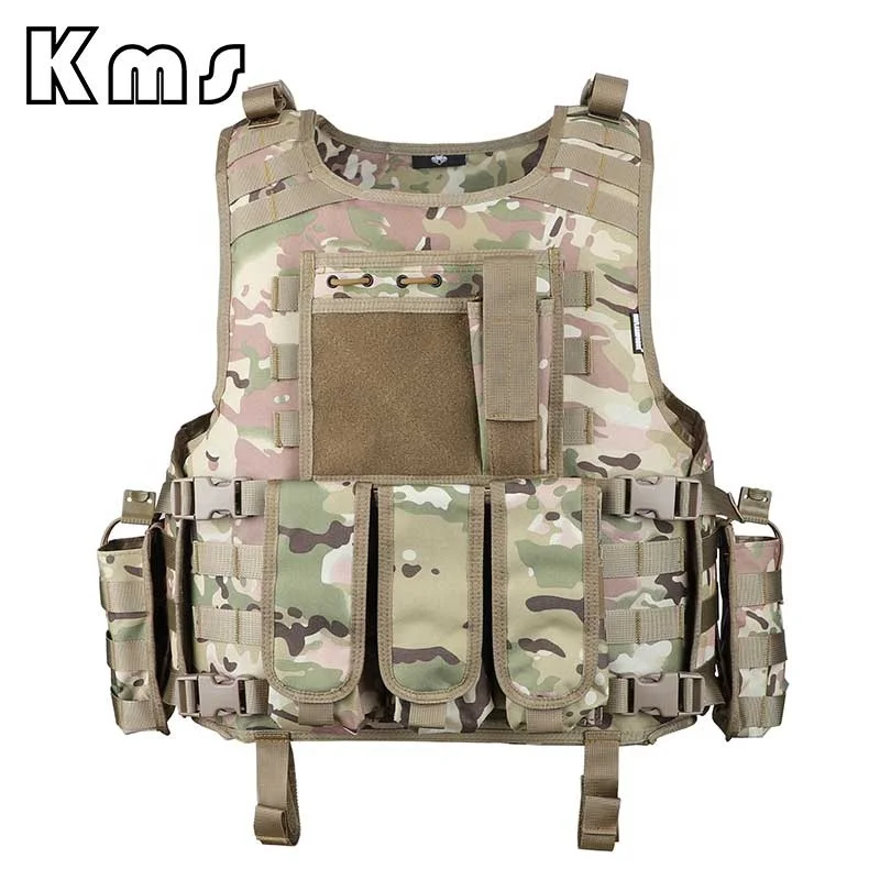 KMS Brand Wholesale Professional Outdoor Security Safety Lightweight Plate Carrier Body Vest Tactical Gilet Tactique