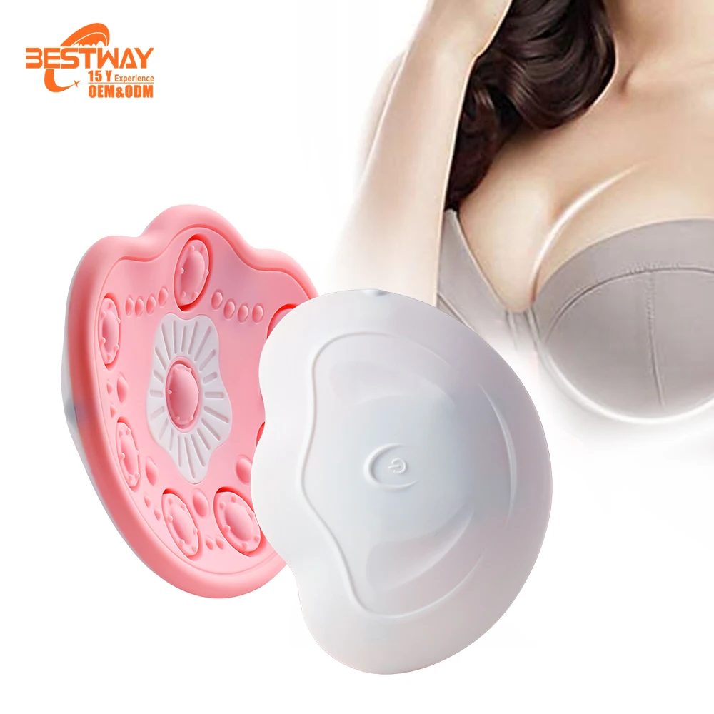 Care Smart Vibrating Bra Heating Lactation Nice Massage Silicone Electric Breast Massager