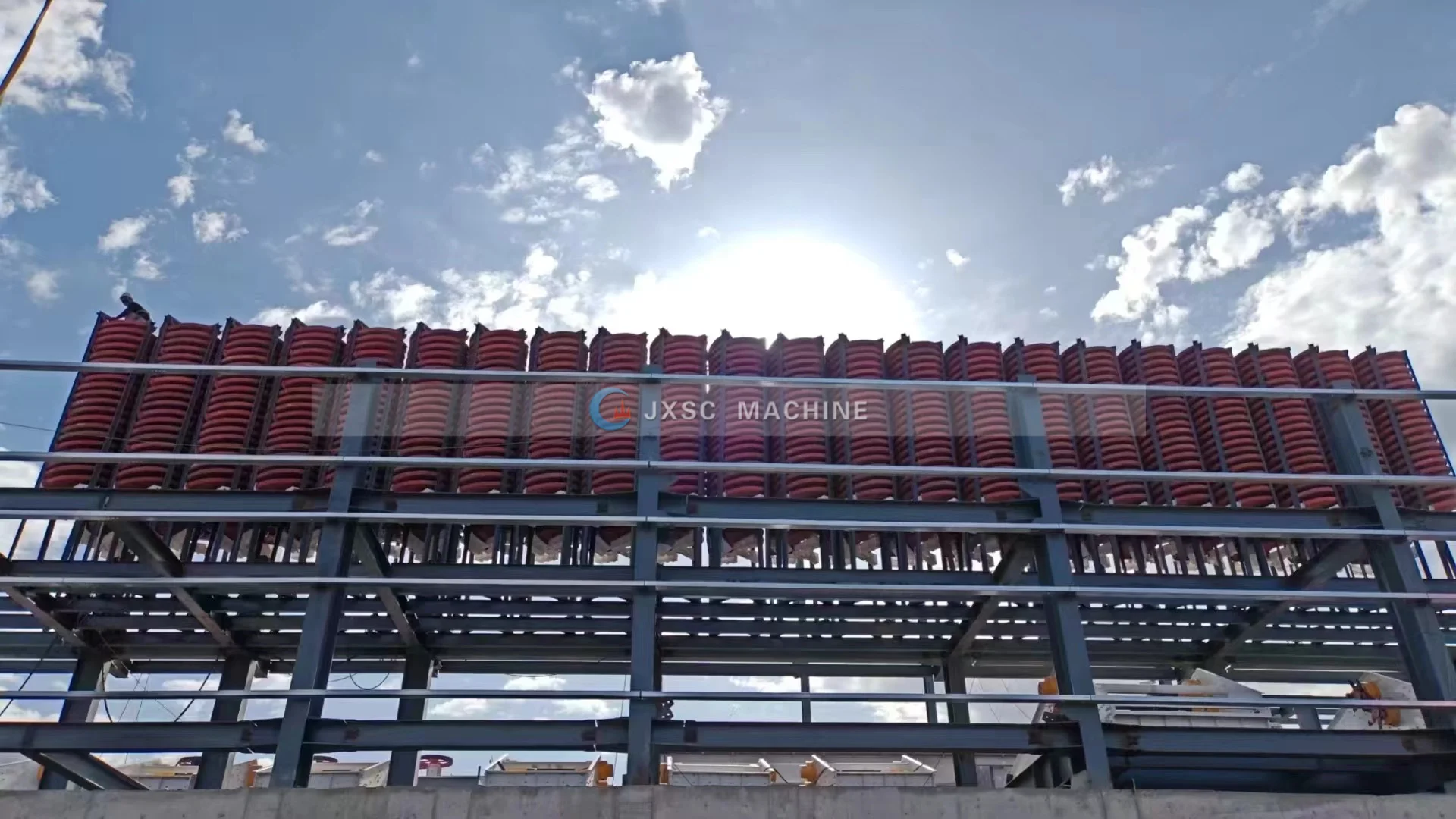 150TPH HMW Plant Zircon Garnet Rutile Beneficiation Equipment Complete Setup Heavy Mineral Sand Wash Plant