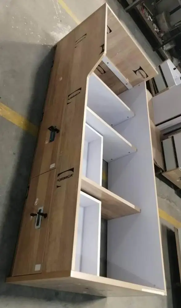 Marine Furniture Cabin Single Beds Plywood Formica laminate, Offshore Ship Single Wooden Bed