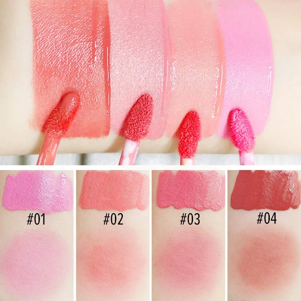Make-Up Pigmented Liquid Cheek Blusher Cream Gel Long Lasting Lightweight Blendable Face Blush
