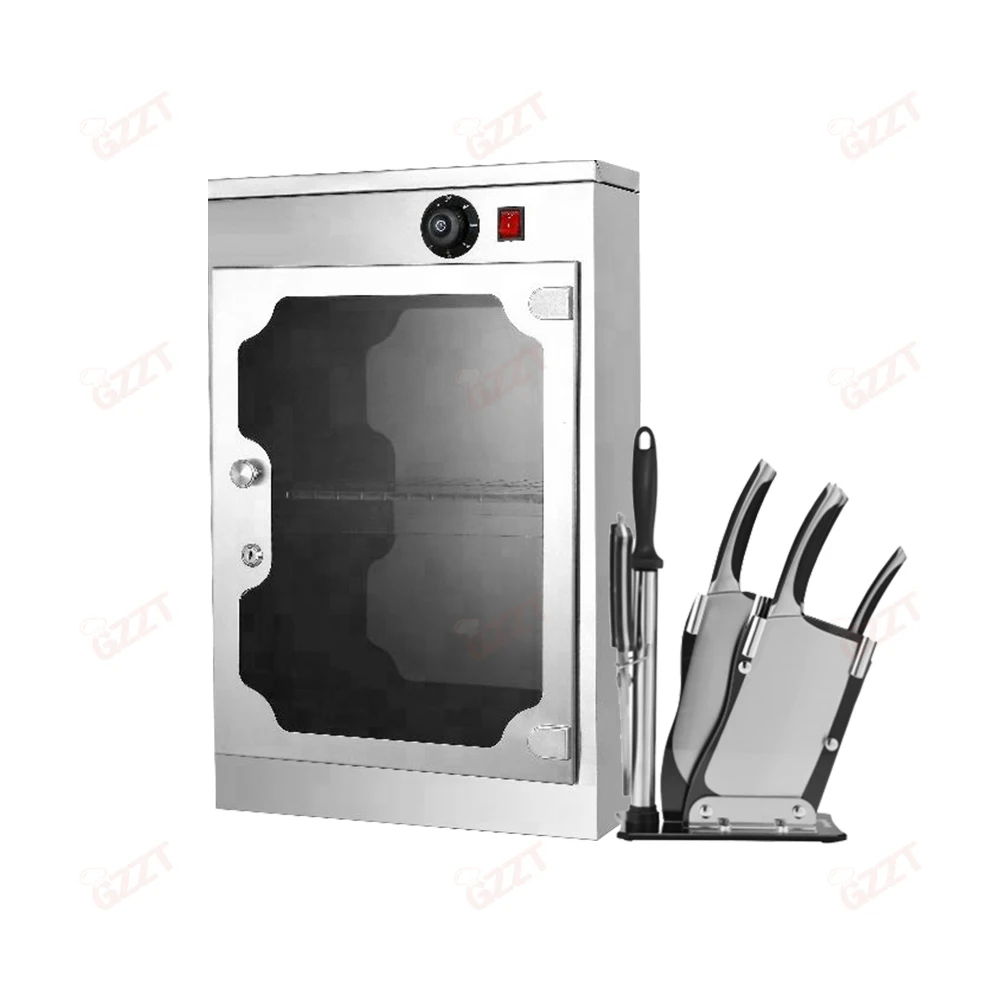Full Stainless Steel Automatic Table Type Wall-hung type Special Disinfection Cabinet For Knife knives with 60 minutes timer