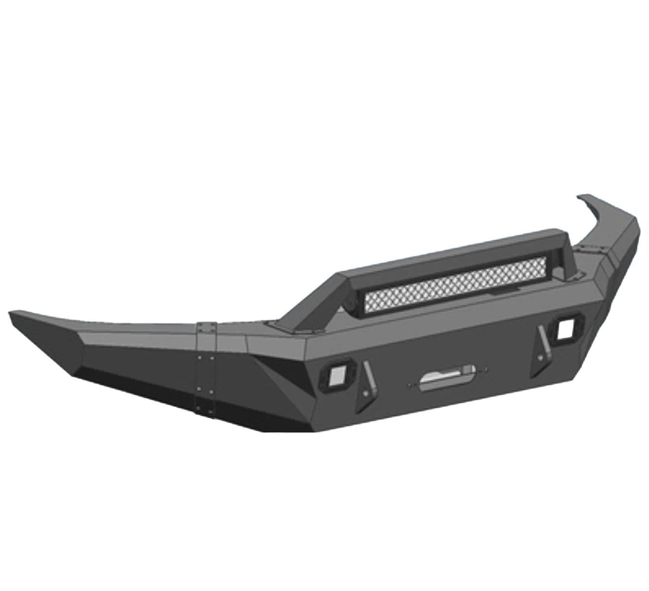 Custom order Off-road vehicle high-strenghth steel bumper/bullbar for Toyota Ford Jeep Ram and all light-truck and SUV