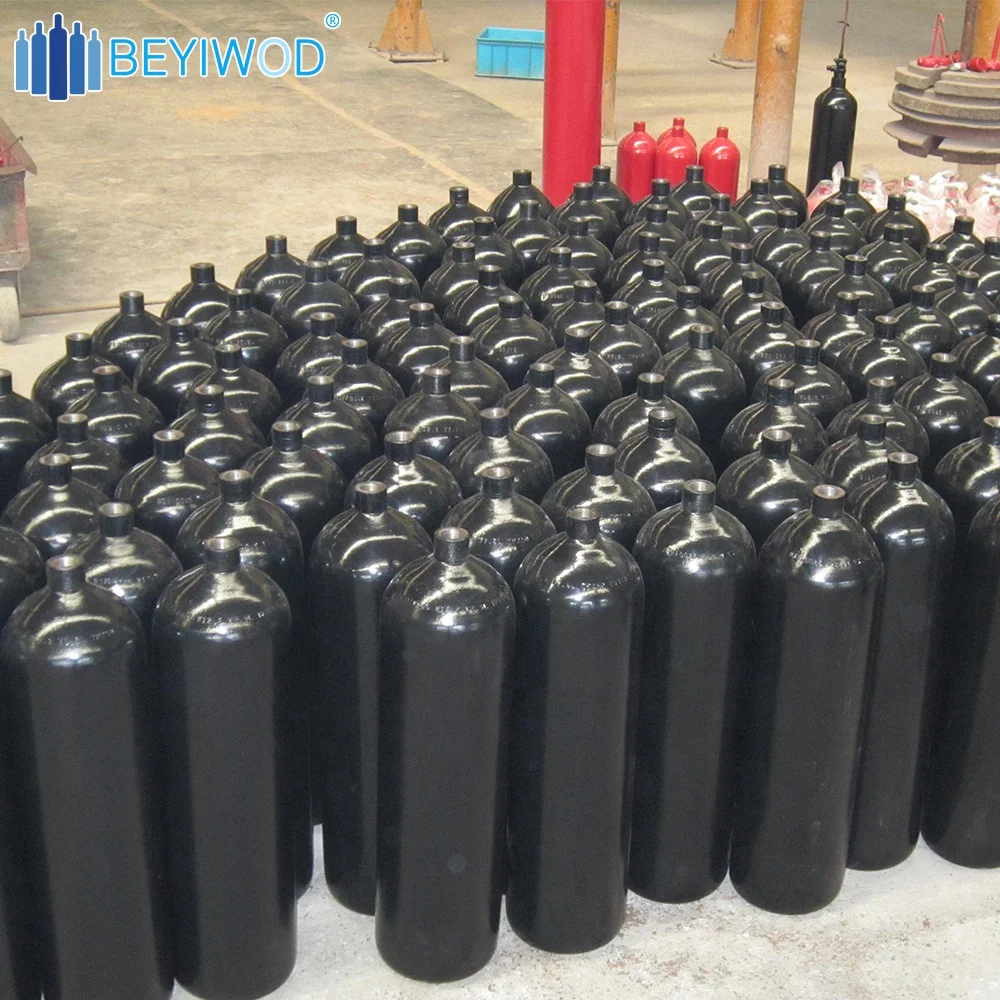 BEYIWOD 150bar/200bar/300bar 2L 5L 6.7L 8L 10L 13.4L 20L CO2 Cylinder Mixed argon Steel Gas Cylinder