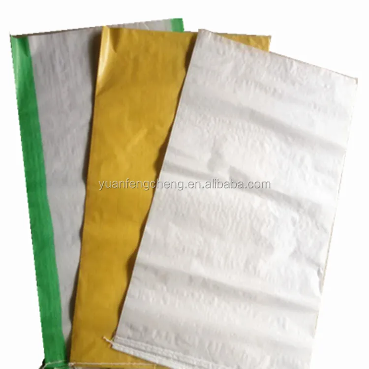 Recyclable 50kg Plastic PP Woven Sacks