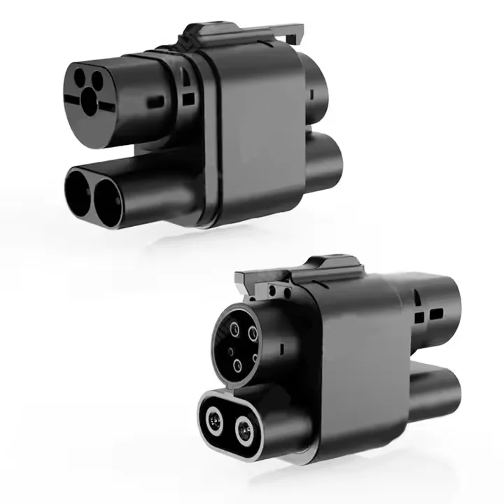 DC Adaptador CCS2 to CCS1 EV Charging Adapter Plug for Fast Electric Vehicle Charging Station