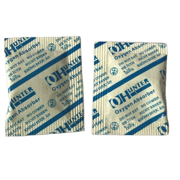 Food storage 30cc Oxygen absorber black iron powder Rechargeable Desiccant Packets  Dehumidifiers water proof for food packing