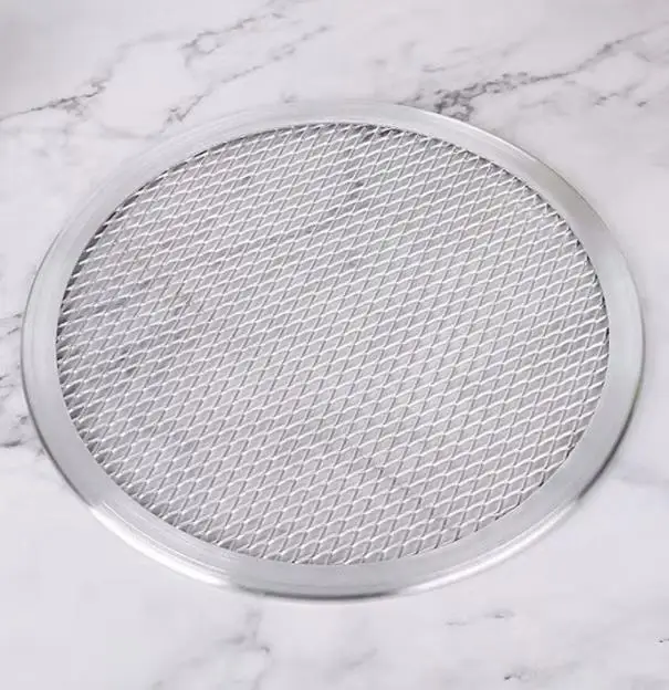 Hot Selling Aluminum Pizza Screen Baking Tray pizza tray pizza pan with hole