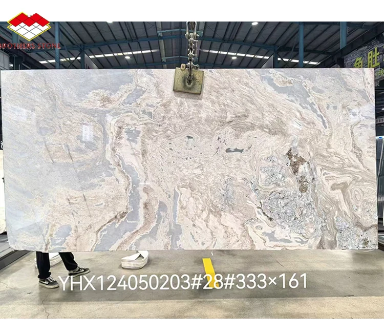 Luxury Fantasy Gold Sand Marble Italy Blue Gold Sand Marble Slab Natural Blue Marble Stone for Bathroom Vanity Wall Cladding
