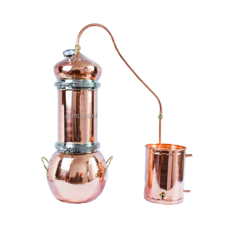 Alcohol distiller for vodka gin whiskey rum brandy tequila/Pure copper small-scale distillation machine