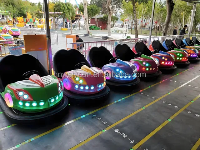 Amusement 2 seats dodgem cars  Adults Rotating Ride amusement park electric bumper car
