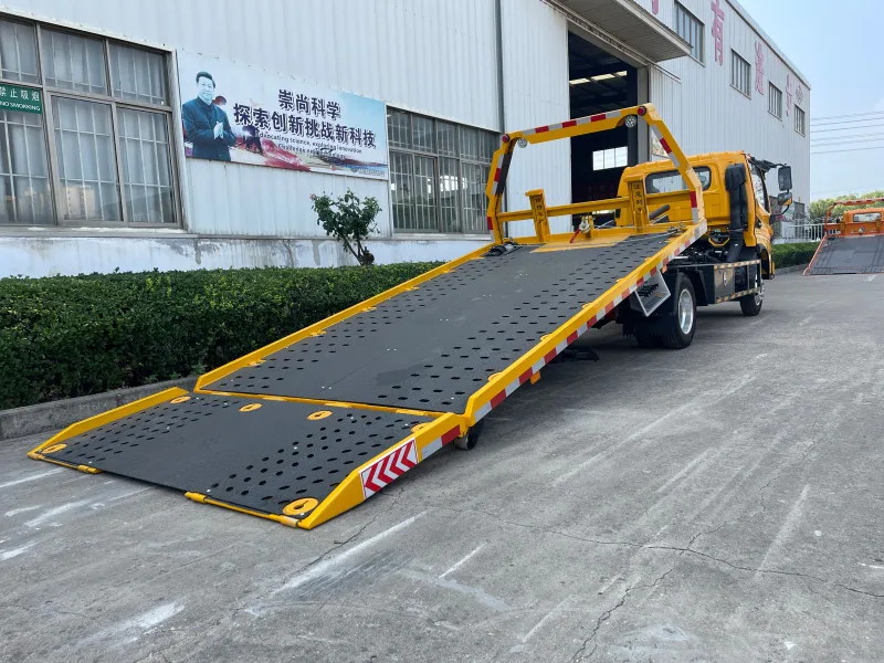 5 Tons Isuzu Wrecker Tow Truck Flatbed Platform Recovery road rescue truck for Sale