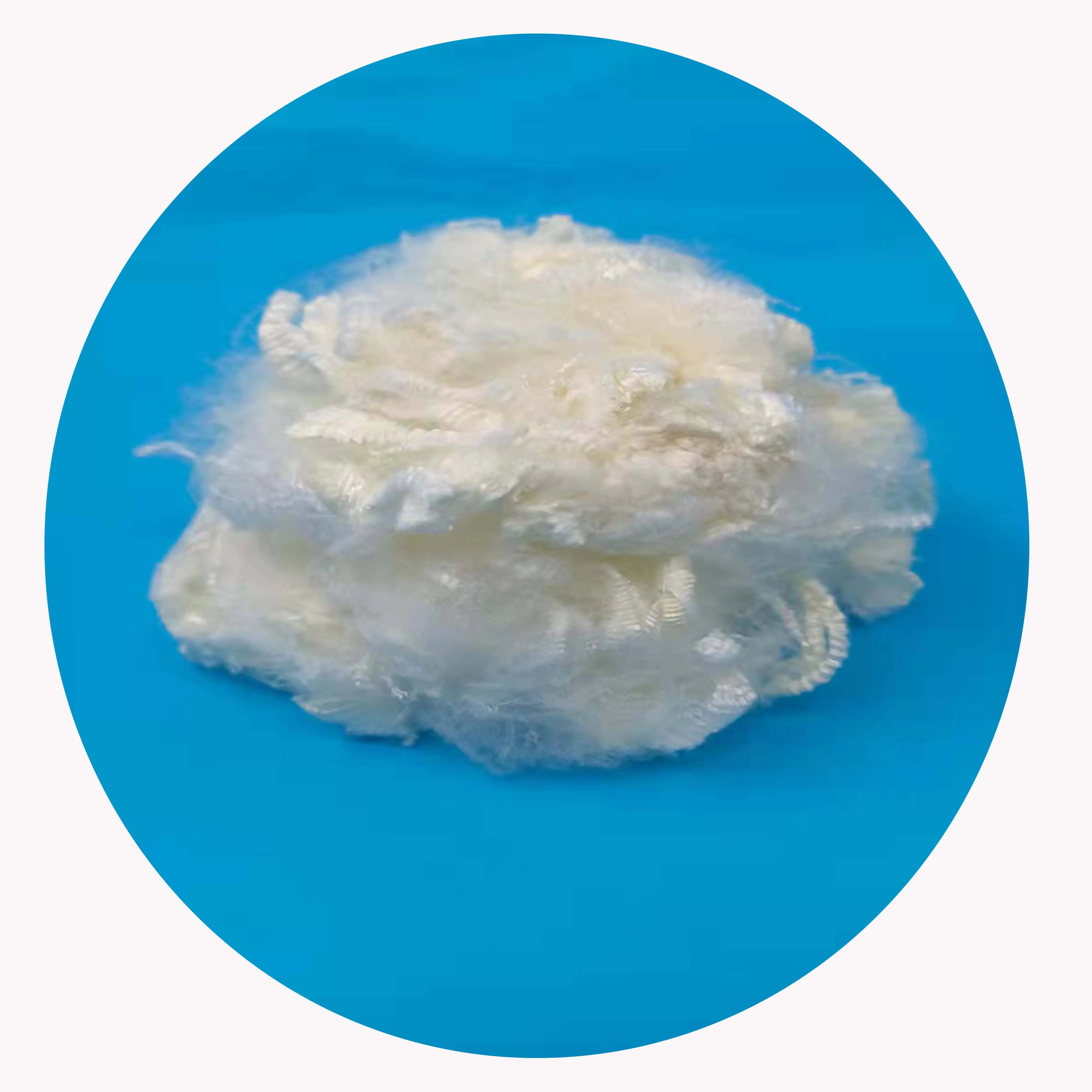 Heat insulation 2D 51mm meta aramid fiber for protective apparel