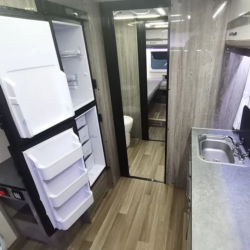 Factory  made hot sale China Motor Home Rv Caravan Travel Trailer Rv Camper Trailers Motorhome