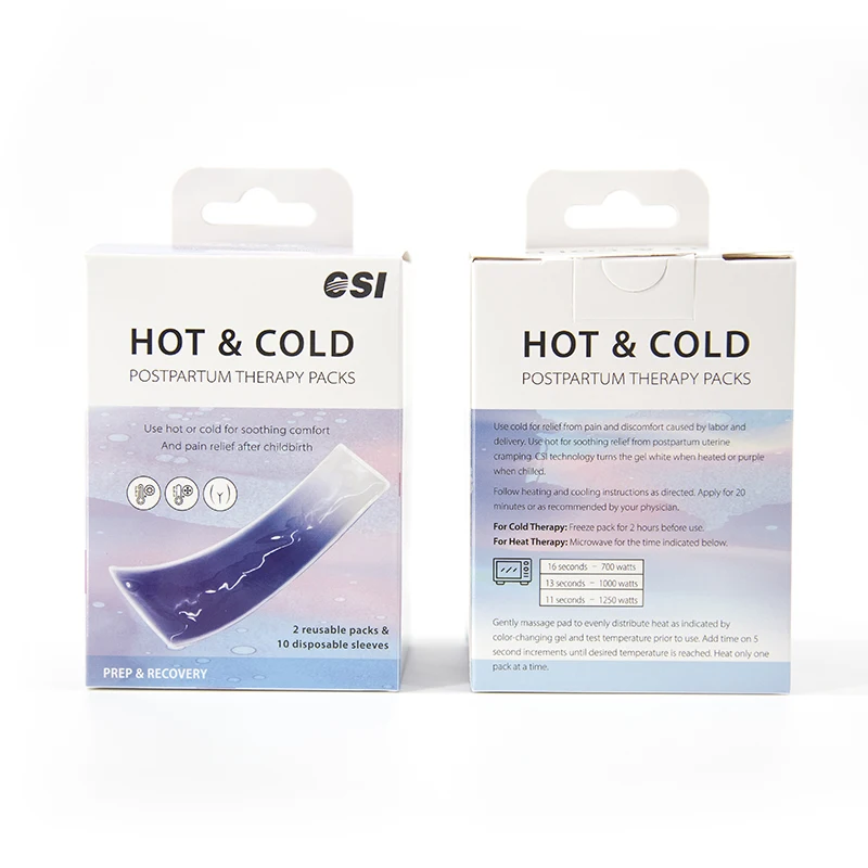 CSI Hot Selling Reusable Postpartum Perineal Hot Cold Therapy Pack Cooling Pad for Mom & Baby Physiotherapy Therapy Pain Relief