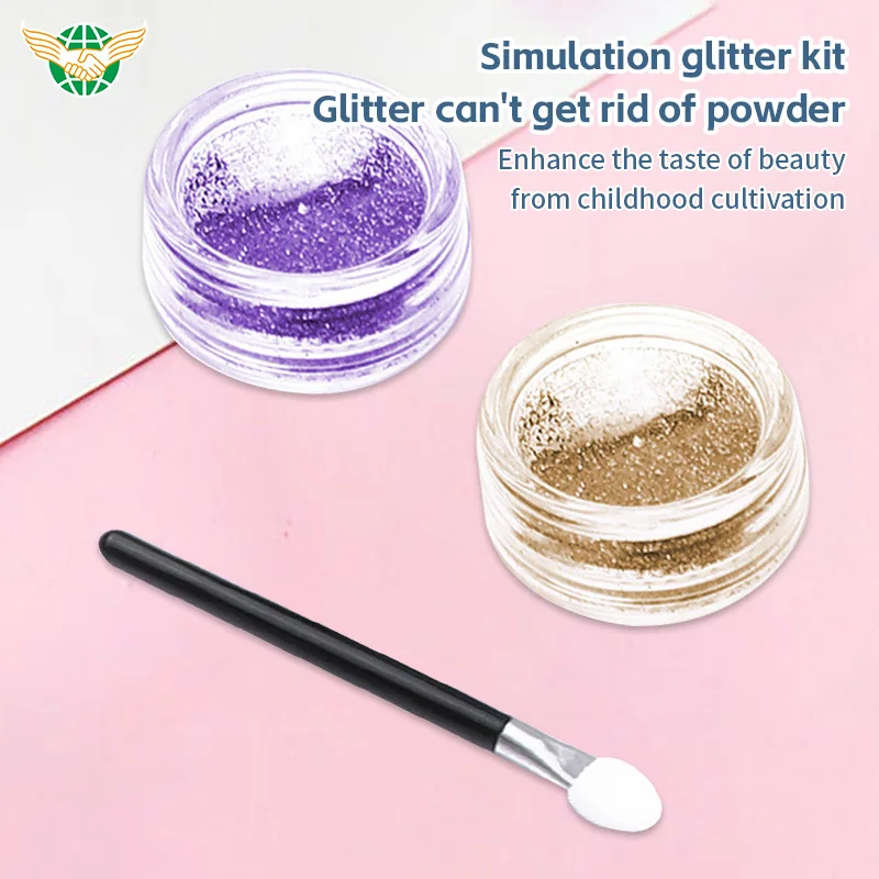 Best Selling Children Girls Toys Makeup Hair Dye Wig Tattoo Kit Beauty Pretend Play Set