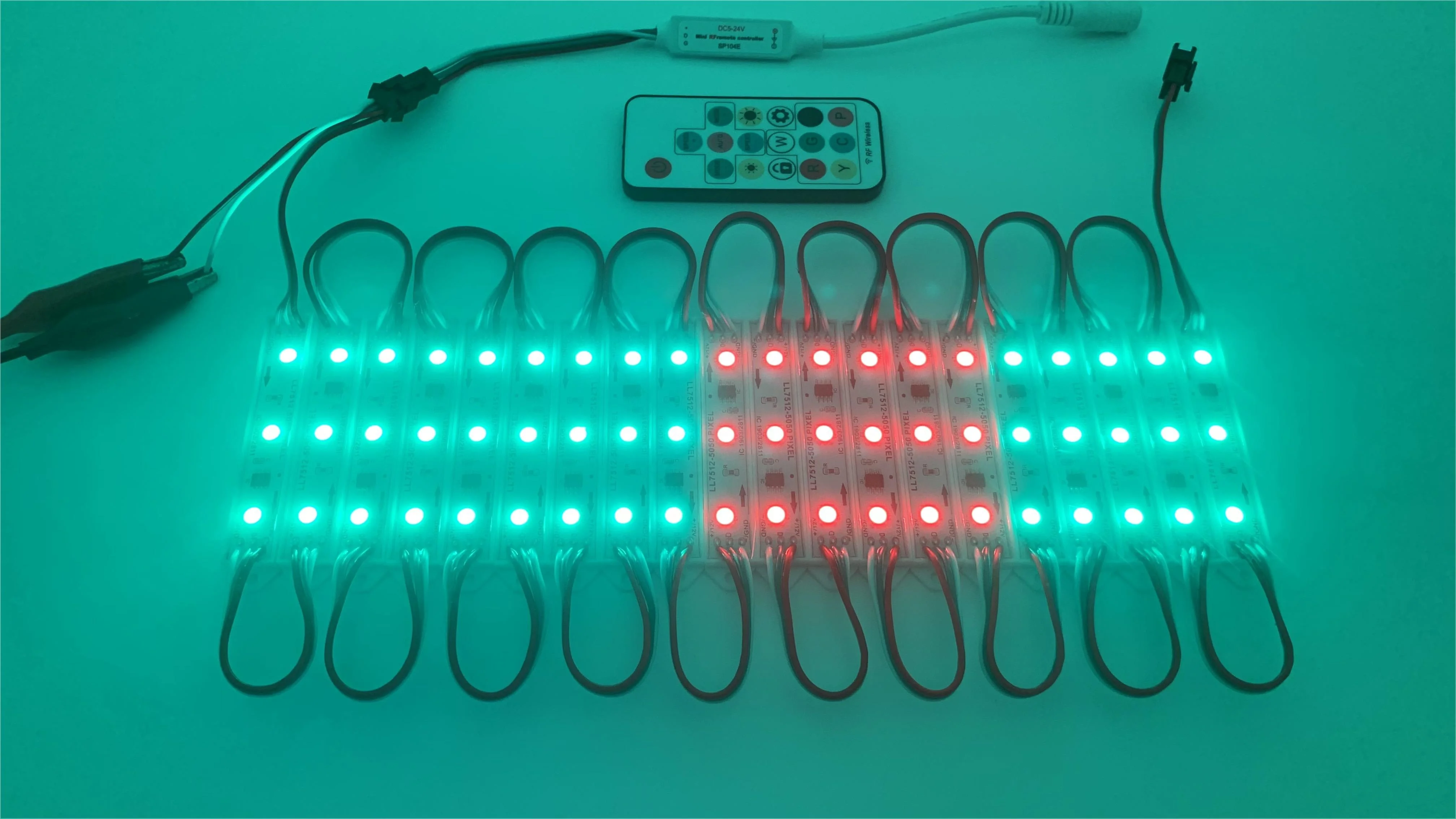 12V 3 LED Waterproof Digital RGB full color smart Pixel LED point Light addressable WS 1903 2811 LED Module