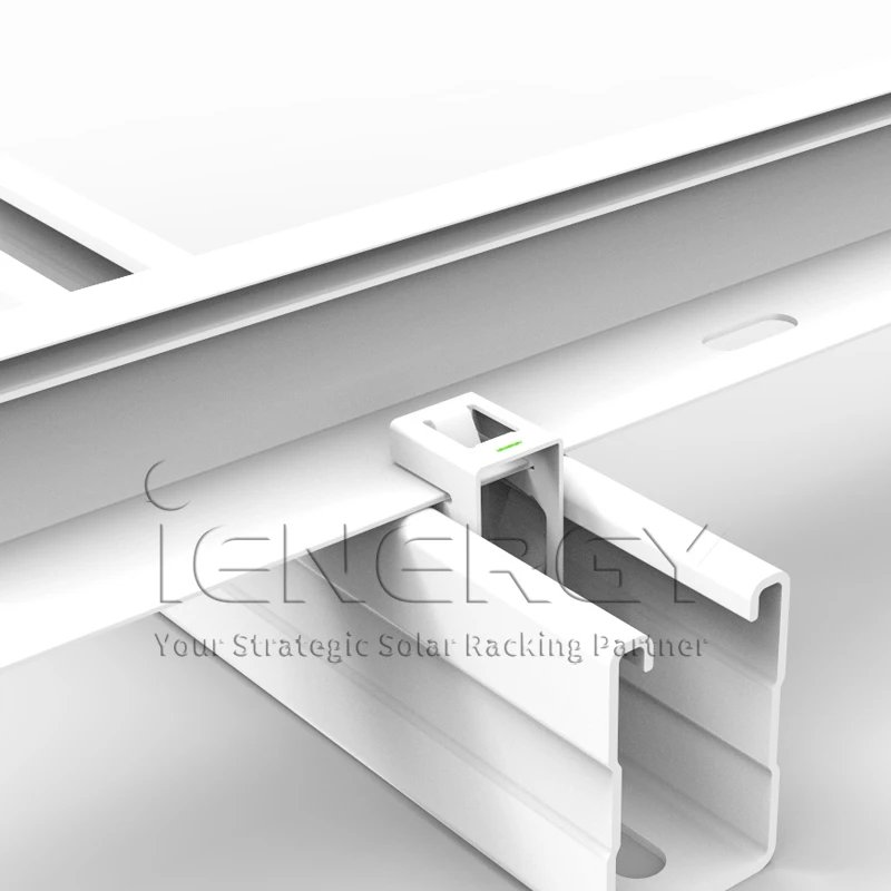 Quick Install PowAR Snaps Mounting Clip Solar Strut Snaps Anti Theft Clips Solar Panel Fasteners Solar Panel Mounting Bracket