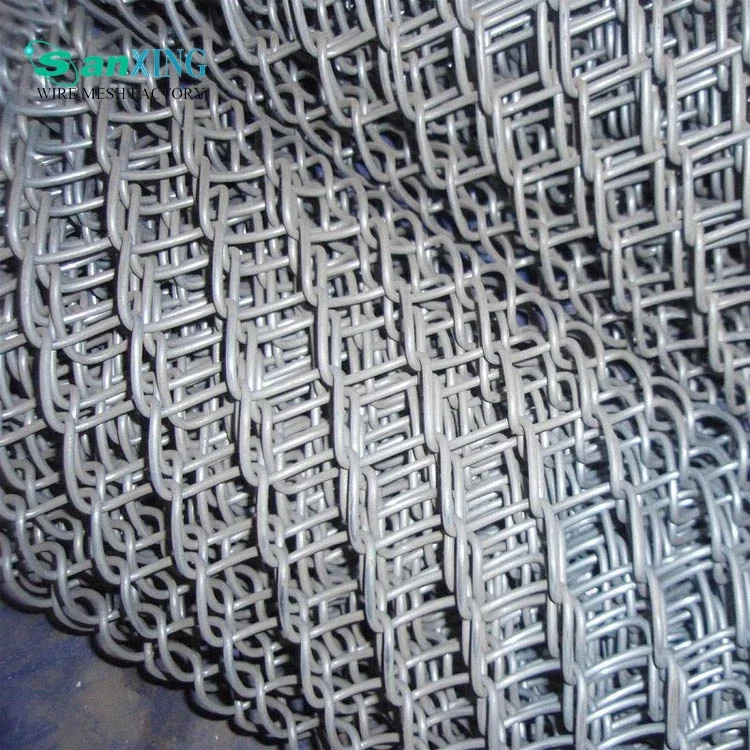 Low Price PVC Coated Galvanized Diamond Cyclone Wire Mesh Rolls woven wire mesh 6ft Chain Link Fence For Sale