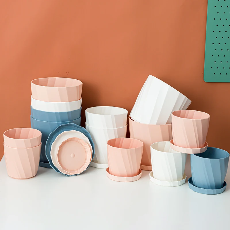 Wholesale Flower Pots Balcony Flower Pot Plant Stand Flower Pot jardineras y macetas