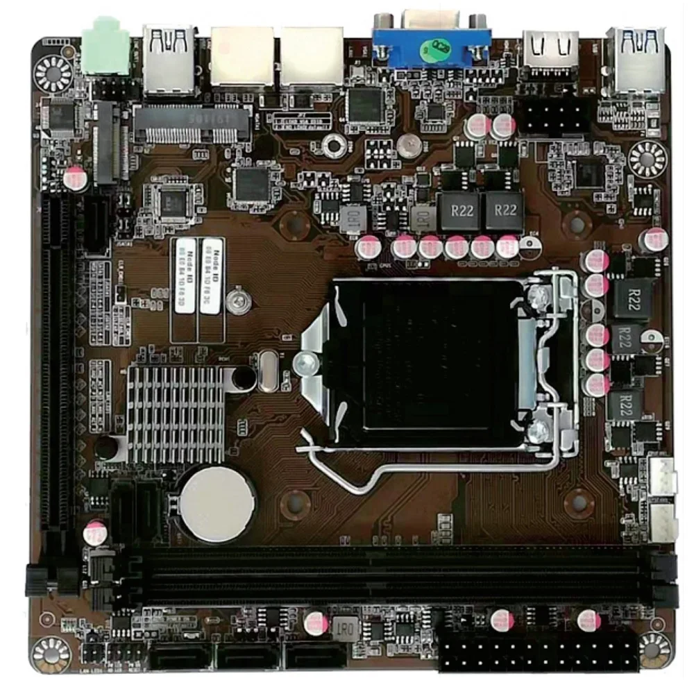 MINI-ITX материнская плата NAS с 6 SATA Dual LAN Intel LGA1151 H310 B365 микросхем для NAS сервер