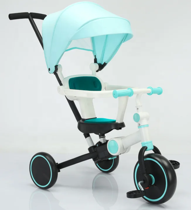 New arrival hot sale children trike baby tricycle foldable plastic tricycle kids bike stroller tricycle