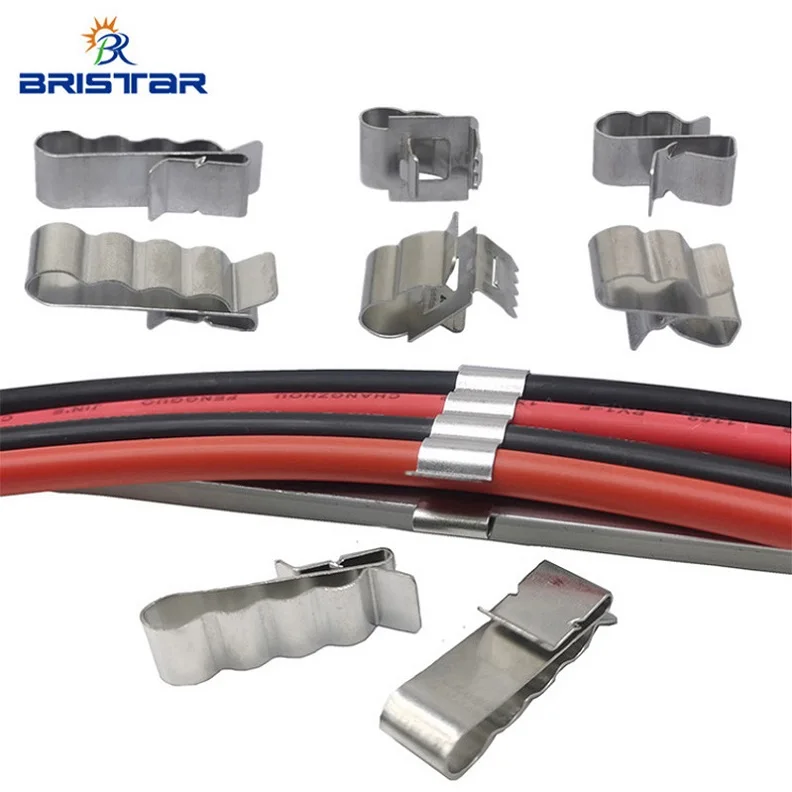 BRISTAR Electrical Accessories organizer solar clips wire management fix cable clip