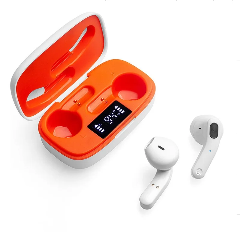 
2021 Hot Selling New Waterproof TWS BT Headset LED Touch Digital Display Sports Noise Reduction Earphone H22T Wireless Earbuds 